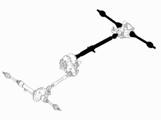 Rear Axle and Driveshafts image