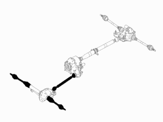 Front Axle and Driveshafts image