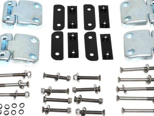 Door Hinges with Kits and Stainless Steel Bolt Kits image