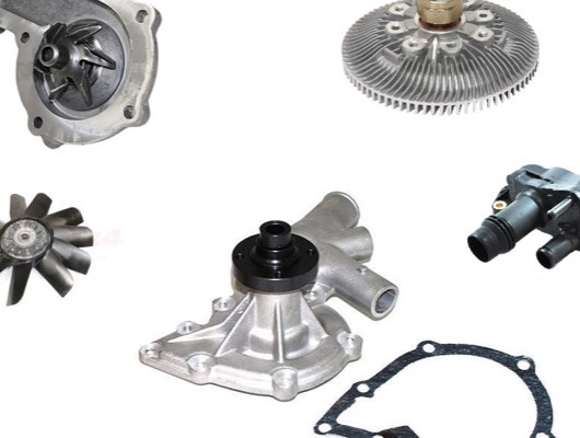 Water Pump, Housing, Viscous and Fan  image